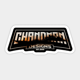 Chandman Designs Burnt Logo Sticker